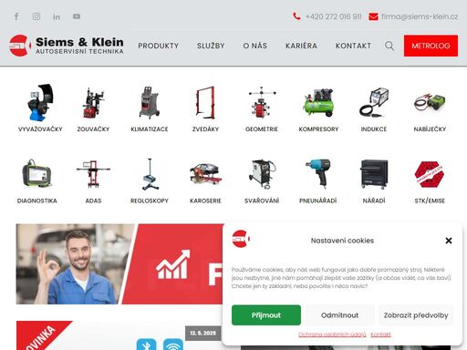 profesionální autoservisní technika od a do z vč. metrologie, montáží, revizí i financování. komplexní řešení pro autoservisy a pneuservisy. tradice od roku 1923.