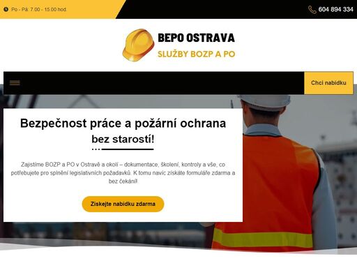 bezpečnost práce nemusí být papírové peklo! bozp a po služby zajistíme pro firmy v ostravě – školení, dokumentace, audity. rychle, výhodně a bez starostí.