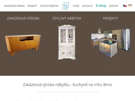 kuchyně na míru brno - vyrábíme nábytek na míru dle požadavků zákazníka. naše zakázková výroba zahrnuje opravdový nábytek 'šitý' na míru vašeho prostoru. provádíme výrobu nábytku na míru nejen ze standardních laminovaných dílců, ale i z masivu. v případě zájmu nás neváhejte kontaktovat.