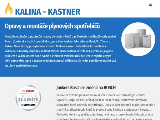 záruční a pozáruční opravy plynových kotlů značek bosch, junkers, viessmann, vaillant a protherm. nabízíme 25 let zkušeností v oboru.