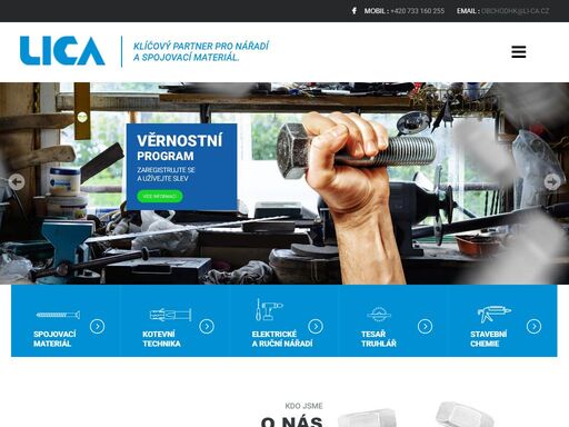 li-ca spojovací materiál s.r.o, to jsou dobré rady i spojovací materiál pro váš projekt.