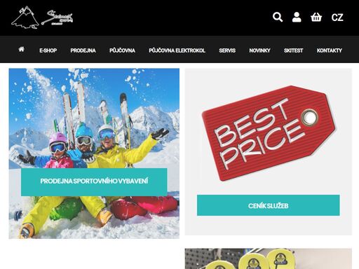 prodej, půjčovna a servis sportovního vybavení
