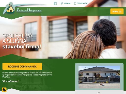 postavíme pro vás kvalitní zděný rodinný dům na klíč. našimi nejdůležitějšími hodnotami jsou spolehlivost a slušnost. zjistěte víc.