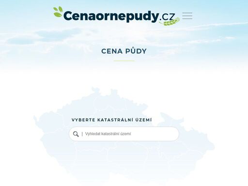 zjisťěte zde jaká je cena orné půdy. přehledná cenová mapa, aktuální cena zemědělské půdy. 