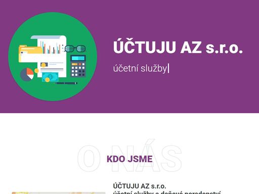 účtuju az s.r.o. - komplexní účetní služby, daňová optimalizace, mzdy a personalistika pro firmy, živnostníky a malé podniky.
