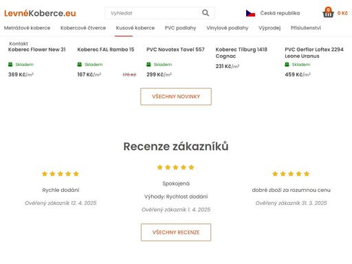 www.levnekoberce.eu