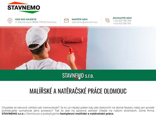 nabízíme kvalitní nátěry fasád, interiérů domů, bytů a kanceláří. používáme kvalitní nátěrové hmoty renomovaných výrobců a nabízíme moderní postupy za přijatelné ceny.