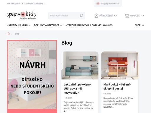 dětský  a studentský nábytek na míru. návrhy a realizace dětských a studentských pokojů.