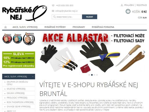 rybářské nej bruntál nabízí rybářské potřeby od významných výrobců vybavení pro rybáře. v nabídce najdete rybářské pruty, rybářské navijáky, podběráky, signalizátory záběru, bivaky, lehátka, křesla, krmení pro ryby, oblečení pro rybáře a další potřeby pro rybaření.