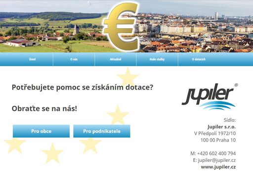 jsme mladá společnost avšak s dlouholetými zkušenostmi v oblasti čerpání dotací z eu. poskytujeme komplexní servis.