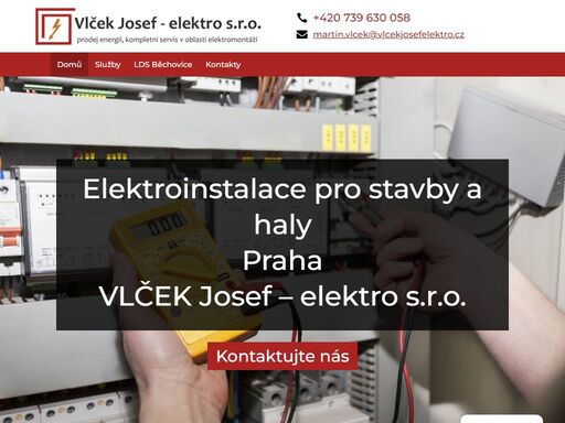 vlček josef - elektro s.r.o. je stabilním partnerem pro vaše projekty v oblasti elektroinstalací a elektromontáží.