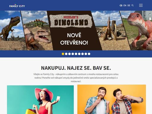 family city - nákupní a zábavní centrum plné atrakcí, s mnoha restauracemi, pro celou rodinu! ponořte své nákupní smysly do jedinečné směsi specializovaných prodejců a restaurací.