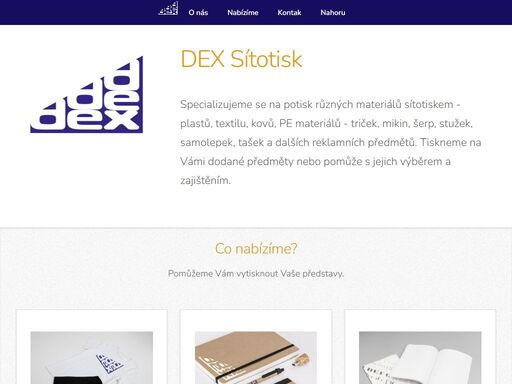 specializujeme se na potisk různých materiálů sítotiskem