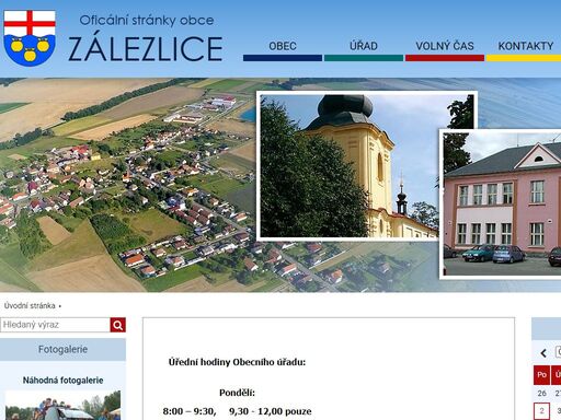 oficiální stránky obce zálezlice
