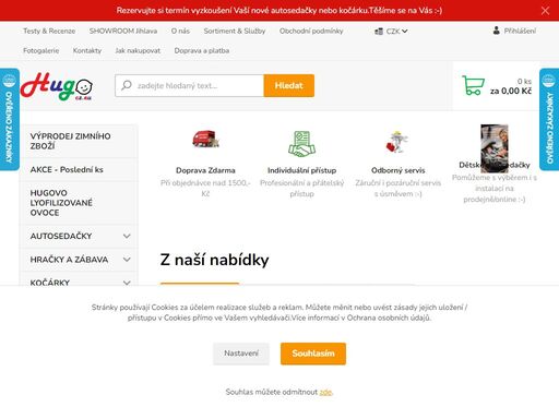 luxusní kočárky, autosedačky a hračky za férové ceny. :-)
