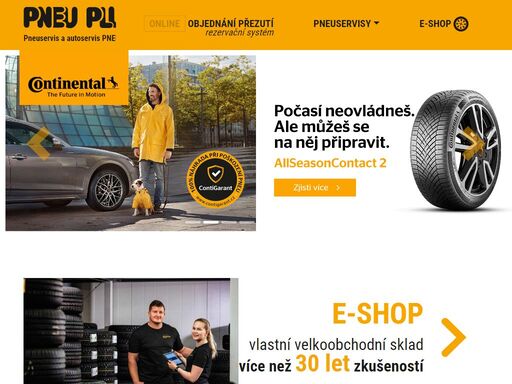 pneuservis pneu plus s.r.o. - pneumatiky prodej, servis - síť pneuservisů - kompletní servis.