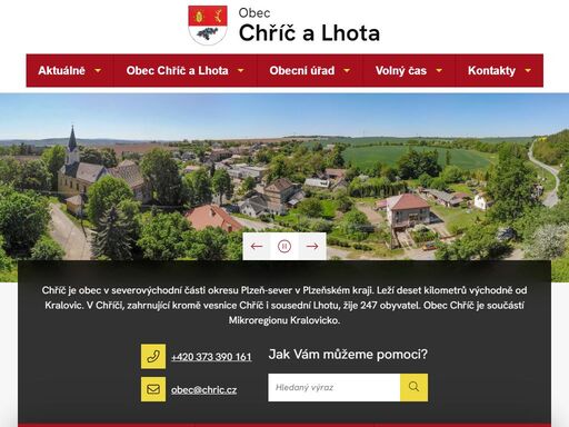 oficiální stránky chříč a lhota
