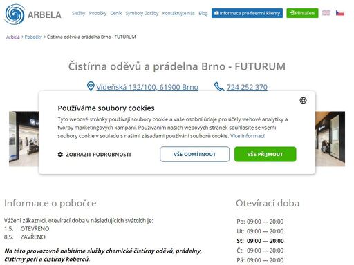 arbela - profesionální prádelna a čistírna oděvů