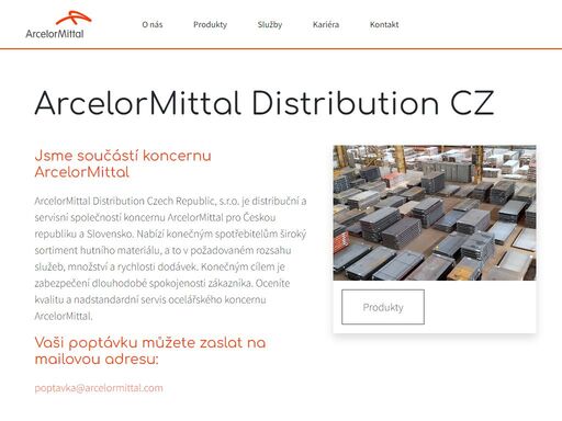 arcelormittal distribution czech republic, s.r.o. – ocelářský koncern arcelormittal pro čr a slovensko. projděte si nabídku na našem webu.