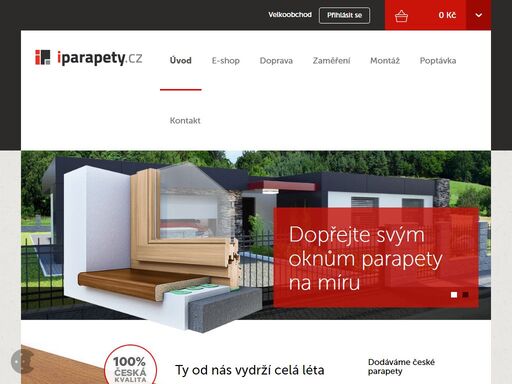?návrh + objednání parapetů na míru v online konfigurátoru. ?nařezání na přesné míry zdarma. ?doprava po celé čr. ?osobní odběr v provozovně v brně zdarma.
