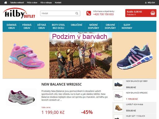 hilby-outlet.cz - akce, výprodej boty a oblečení