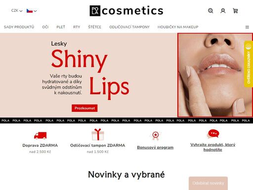 řasenky, makeupy, pudry, korektory, rtěnky | štětce na makeup, tvářenky, bronzery, rozjasňovače, tužky na obočí, houbičky na makeup, odličovací tampony