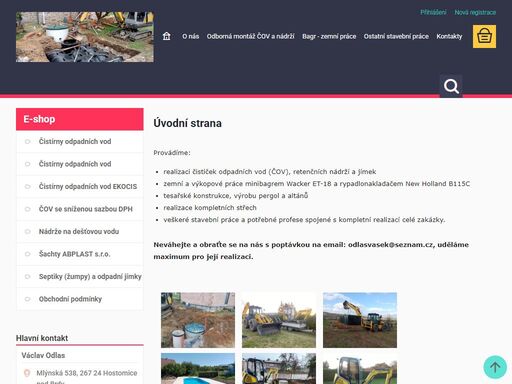 zabýváme se stavební činností v oblasti čov, nádrží, obkladů a dlažeb, plotů stavby domů na klíč, realizací bazénů