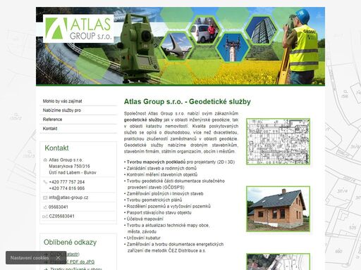 kompletní geodetické služby, inženýrská geodézie, měřické práce, katastr nemovitostí, vytyčení pozemku, pasporty staveb, mapové podklady a další geodetické služby...