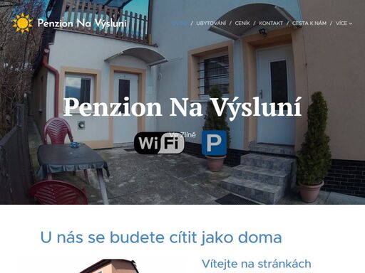 u nás se budete cítit jako doma