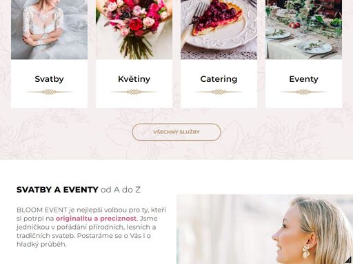 svatební studio praha bloom event nabízí jedinečné a netradiční svatby. plánování svateb a eventy praha.