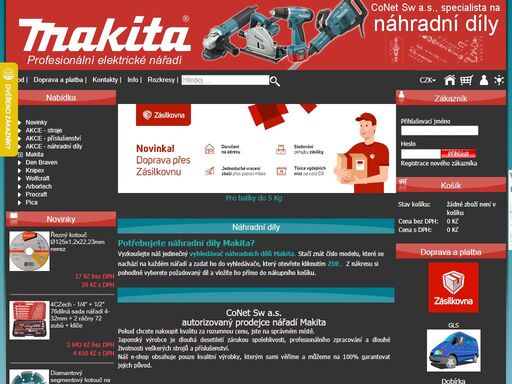 elektrické nářadí makita a veškeré náhradní díly. vysoká kvalita za příznivou cenu.