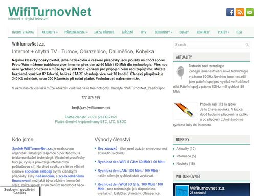 vysokorychlostní připojení k internetu, turnov, ohrazenice, daliměřice, kobylka, iptv, chytrá televize, sledovanitv, internet, bezdrátový