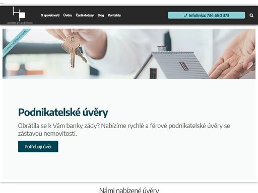 zajišťujeme podnikatelské úvěry, refinancování, americkou hypotéku, konsolidace, provozní financování, řešení exekucí a výkup nemovitostí.