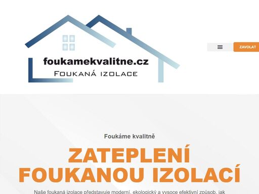 naše foukaná izolace představuje moderní, ekologický a vysoce efektivní způsob, jak zajistit perfektní tepelnou a zvukovou izolaci.