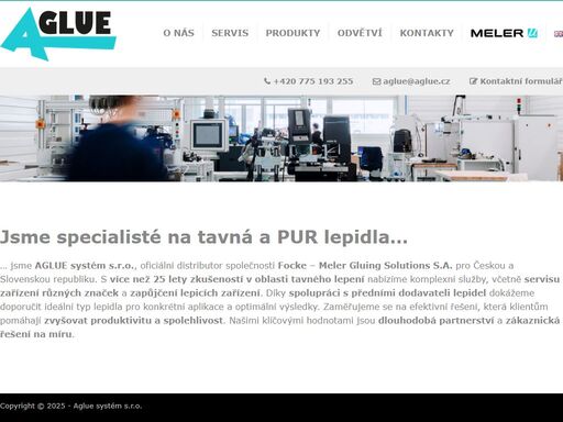 ... jsme aglue systém s.r.o. , oficiální distributor společnosti focke – meler gluing solutions s.a. pro českou a slovenskou republiku. s více než 25 lety zkuše