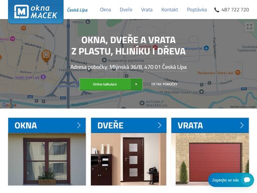 prodej kvalitních oken, dveří a garážových vrat na pobočce česká lípa. ? neváhejte a navštivte nás pro informace a cenovou nabídku! 
