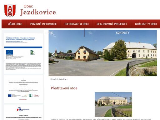 oficiální stránky obce jezdkovice