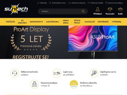 suntech computer - prodej počítačů, elektroniky a spotřebního materiálu