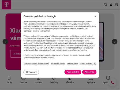 u nás pořídíte tarifní řešení pro celou domácnost - neomezené volání, mobilní data, domácí internet i digitální tv. výhodně v magentě 1.