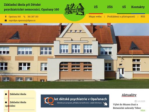 základní škola při dětské psychiatrické nemocnici
