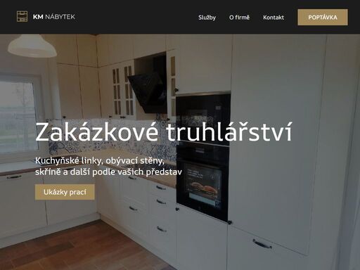 jsme zakázkové truhlářství od roku 1998 vyrábíme kuchyňské linky, obývací stěny, skříně a další podle vašich představ.