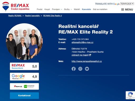 chcete prodat, koupit či pronajmout byt, dům nebo pozemek? spolehněte se na jedničku mezi realitkami. re/max je tu pro vás na více než 170 místech v celé čr.