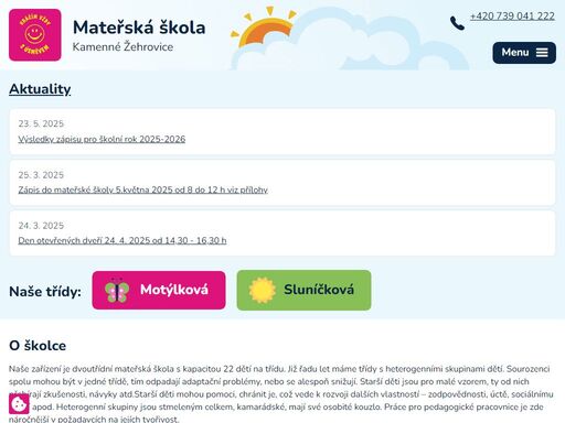 ve výchovně – vzdělávacím procesu se snažíme o všestranně harmonický rozvoj dětské osobnosti, respektujeme zvláštnosti jedinců a uplatňujeme individuální přístup ke každému dítěti. 