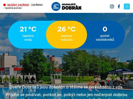 koupaliště brno dobrák, královo pole