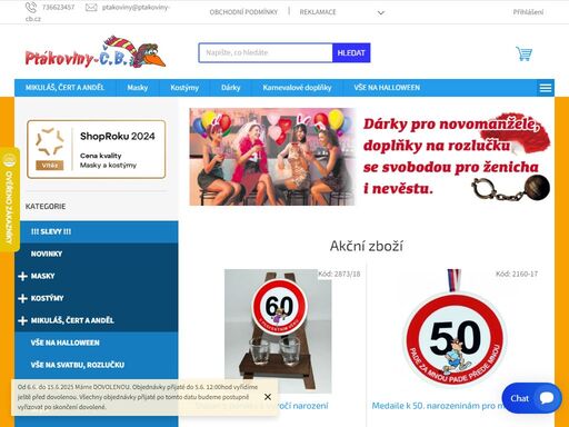 největší internetový obchod na ptákoviny. dovážíme ze španělska, anglie, německa, itálie a mexika, ale máme i vlastní výrobu. provozujeme e-shop, velkoobchod a kamennou prodejnu v českých budějovicích.