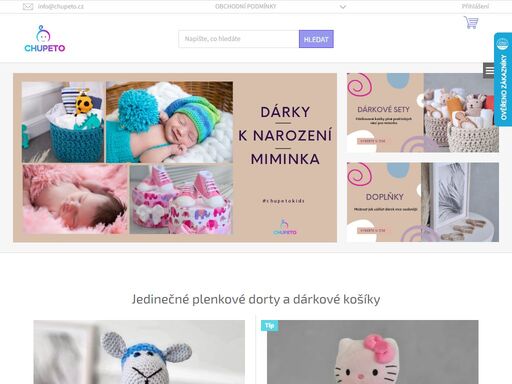 originální plenkové dorty a jedinečné dárky pro miminka a rodiče. široká nabídka produktů, rychlé doručení a pečlivé balení. objednejte snadno online!