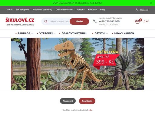 vynikající kvalita za výhodné ceny. nakupte v ověřeném e-shopu šikulové. rychlé dodání objednávky. program pro vo zákazníky. obchod je provozován sociální firmou handi help s.r.o.