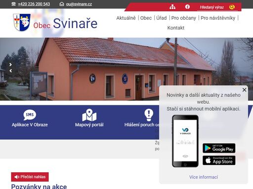 oficiální stránky obce