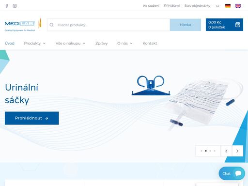 výrobce a distributor spotřebního zdravotnického materiálu a zdravotnické techniky vysoké kvality vyráběných s použitím špičkových technologií.
