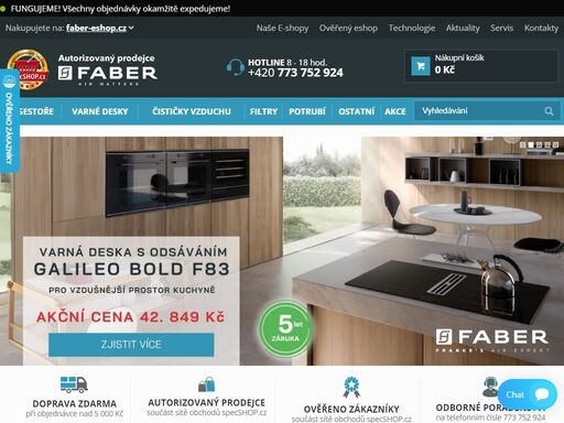 e-shop faber - široká nabídka špičkových italských odsavačů par. široký sortiment. akce na ? 773 752 924 z cz distribuce. okamžitá expedice!
